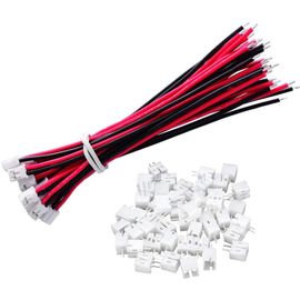KYAOAYO-20 Paires Micro Jst-Ph 2.0 2-Broches Connecteur Plug Mâle Et 10Cm Câble Avec Connecteur Femelle