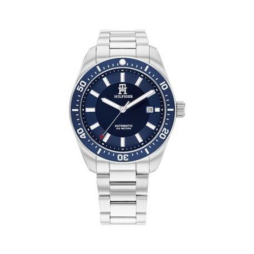 Tommy Hilfiger - Montre Homme Th85 Bleu 1710591 - Argenté
