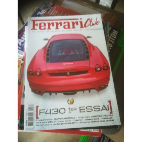 Ferrari Club 3 De 2004 Ferrari F430,360 Modena,Superamerica,Schumacher,250 Gt Passo Corto,Sordi,Scaglietti