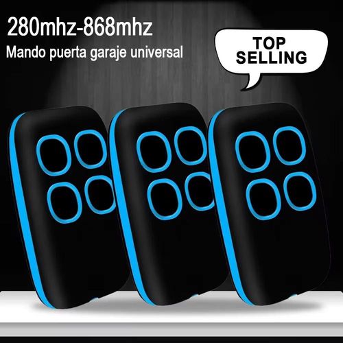 1-10pcs ROPER GO MINI Télécommande de porte de garage 433.92MHz ROPER NEO Émetteur portable-3pcs Bleu