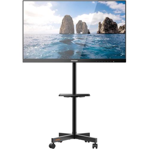 KYAOAYO-Gb3001, Meuble Tv Universel Sur Pied, Support Tv Sur Roulettes Pour Télév urs Lcd/Led Jusqu'À 65 Pouces, Capacité De Charge imale 40 Kg, Vesa . 400 X 400 Mm