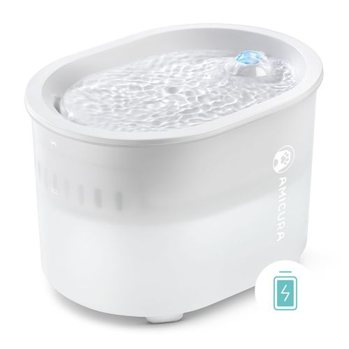 Fontaine À Eau Sans Fil 5-En-1 Pour Chats,Amicura A3,Autonomie 180 Jours,10 000 Mah,Grande Capacité De 2l,＜30db