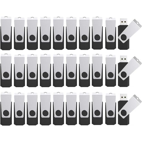 KYAOAYO-Lot De 100 Clés Usb 2.0 Avec Cordons Pour Mariage, Bureau, École, Stockage De Données (Pas 128 Go