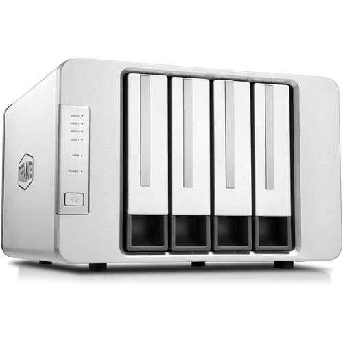 KYAOAYO-F4-423 Nas 4 Baies Hautes Performances Pour Smb Avec Processeur Quad-Core N5095, Mémoire Ddr4 4 Go, 2 Ports 2,5 Gbe, Serveur De Stockage Réseau (Sans Disque