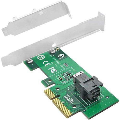 KYAOAYO-Cy U.2 U2 Nvme Vers Pcie 3.0 X4 Adaptateur Sff-8639 Hyper Pci Express Pci-E Nvme Ssd Card Converter Solid State Pour M.2 Ssd Pour Carte Mère Mini Sas Hd