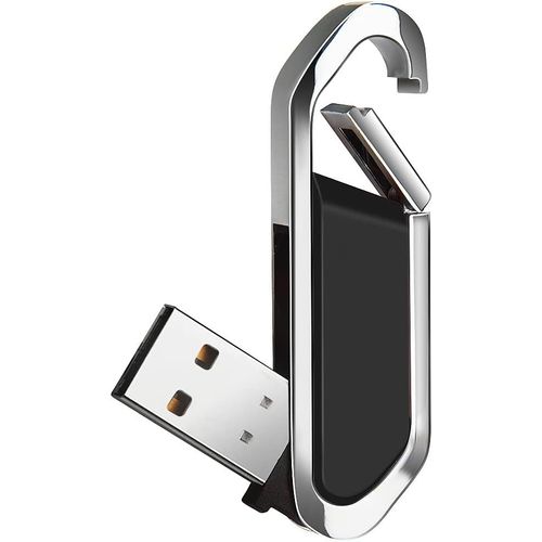 KYAOAYO-Clé Usb 64 Go Mémoire Stick Portable Avec Porte-Clés Usb 2.0 Flash Drive Pour Stockage De Données Externe, Noir