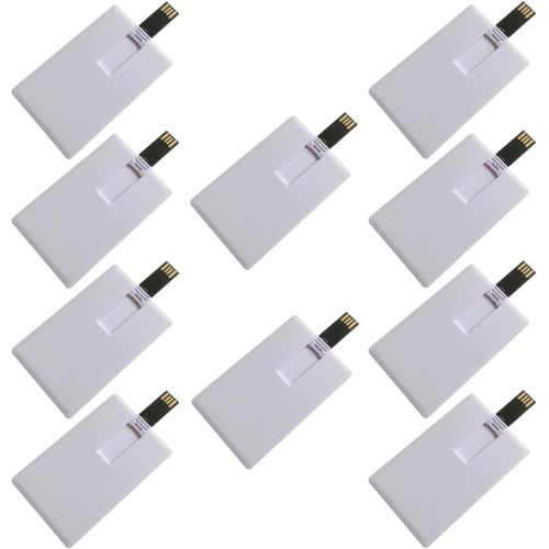 KYAOAYO-10 Pièces Clé Usb 2 Go Lecteur Flash Usb Carte De Blanc Card Mémoire Stick Pour La Sauvegarde De LOrdinateur/Ordinateur Portable