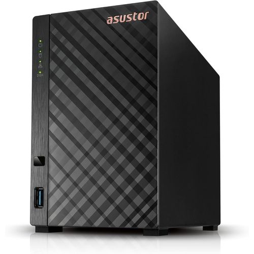 KYAOAYO-Drivestor 2 Lite As1102Tl Boîtier Nas À 2 Baies, Mémoire Réseau, 1,7 Ghz Quad Core, Port 1Gbe, 1 Go De Ram Ddr4, Stockage Réseau Connecté Pour Stockage Cloud (Diskless