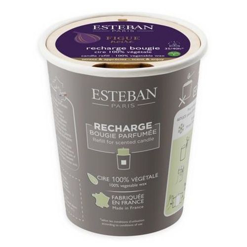 Esteban Paris Parfums - Recharge pour bougie parfumée - Figue noire - Multicolore