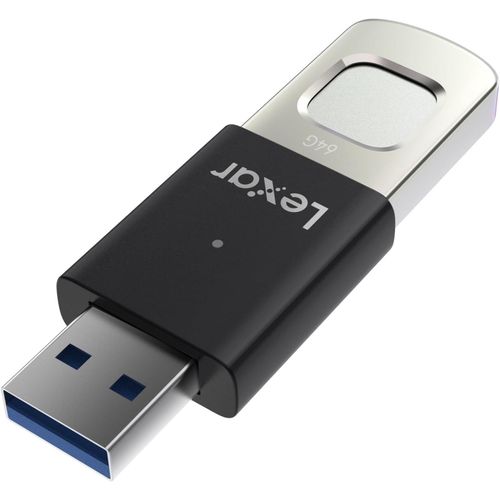 KYAOAYO-Jumpdrive Fingerprint F35 Pro Clé Usb 3.0 64 Go, Jusqu'À 300 Mo/S En Lecture/150 Mo/S En Écriture, Clé Usb, 10 Identifiants D'Empreintes Digitales Autorisés, Clé Mémoire(Ljdf35P064G-Rnbng