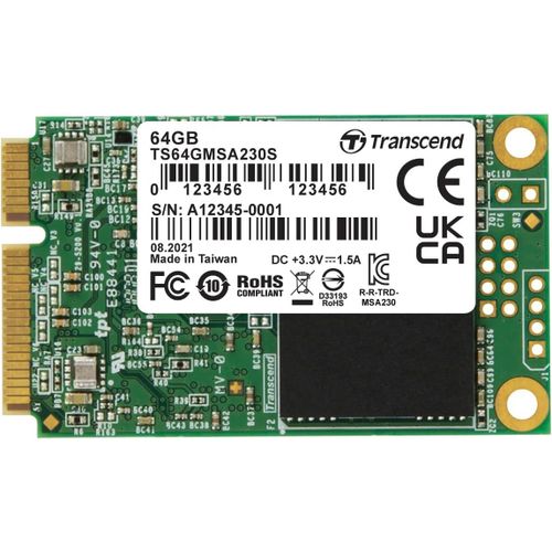 KYAOAYO-64 Go Sata Iii 6 Go/S Msa230S Msata Ssd 230S Solid State Drive Ts64Gmsa230S