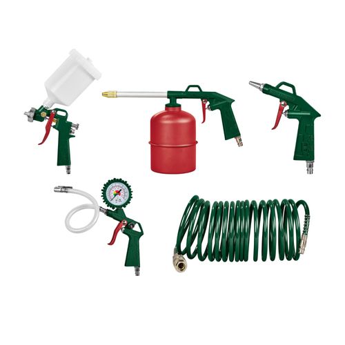 PARKSIDE® Set d'outils pneumatiques, 5 pièces