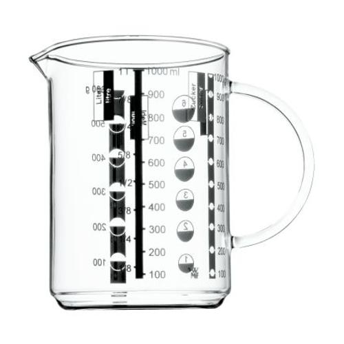 Wmf - Verre Doseur Gradué Gourmet 1 L  - Transparent