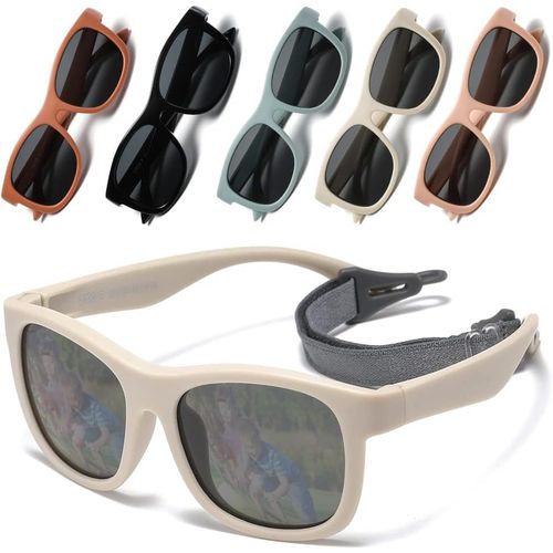 Ershi-Lunette De Soleil Bebe 6 Mois - 3 Ans, Lunette De Soleil Enfant Polarisées Fille Garçon Cadre Flexible Pour Fête De Vacances[670]