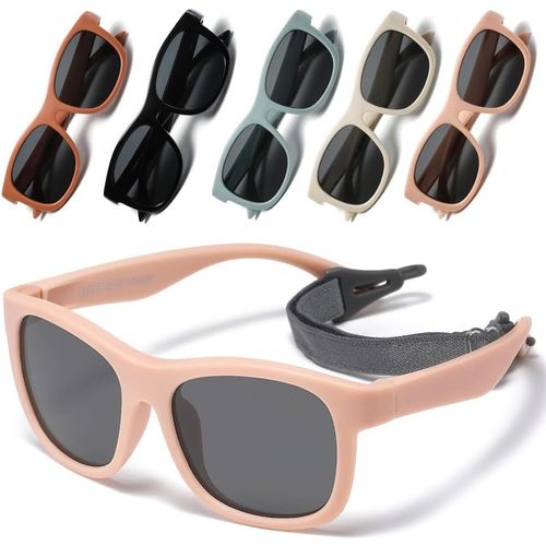 Ershi-Lunette De Soleil Bebe 6 Mois - 3 Ans, Lunette De Soleil Enfant Polarisées Fille Garçon Cadre Flexible Pour Fête De Vacances[672]