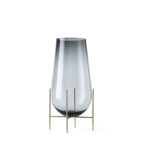 Vase Échasse - verre fumé - L - Taille unique