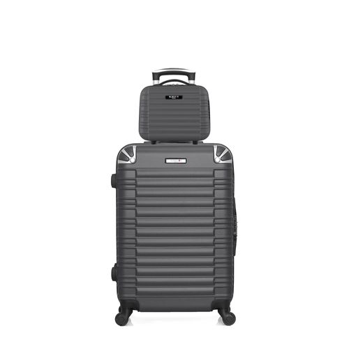 BLUESTAR - Lot de 2 - Valise weekend et vanity LIMA