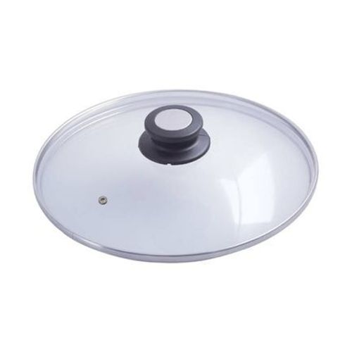 COUVERCLE VERRE BOUTON BAKELITE/INOX Ø28-