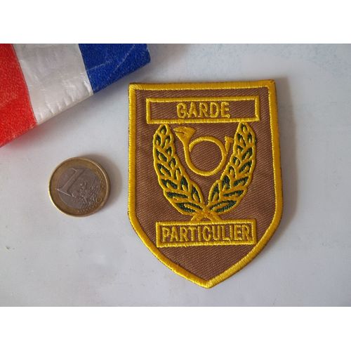 Écusson Poitrine Garde Particulier Homologué Chasse, Pêche, Bois Voirie Routiére