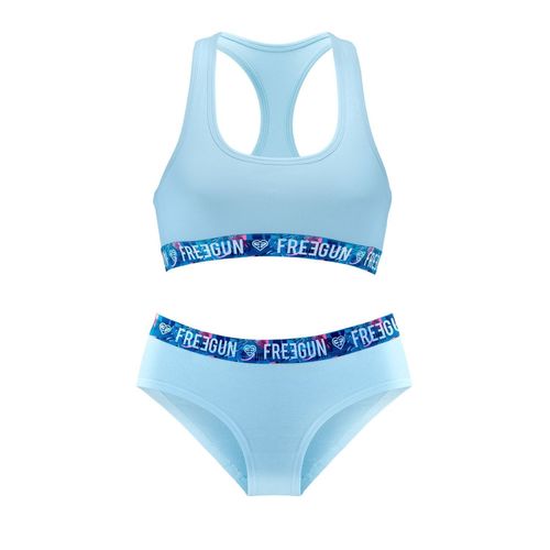 Ensemble Brassière Et Culotte Fille Geometrique Tropical