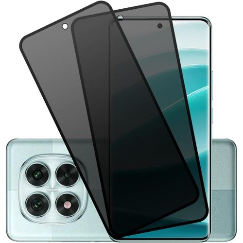 Lot De 2 Verre Tremp¿¿ Pour Xiaomi Redmi Note 14 5g/4g Anti-Espion Film De Protection D'¿¿Cran,Duret¿¿ 9h, Anti-Rayures,Sans Bulles,Anti-Spy Privacy Protecteur Vitre Pour Redmi Note 14 5g