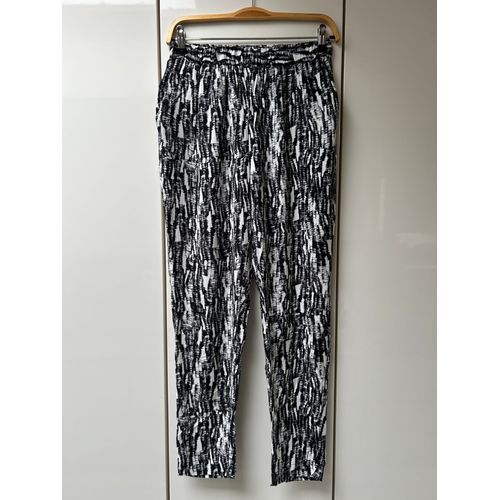Pantalon Noir Et Blanc Vero Moda - Taille S