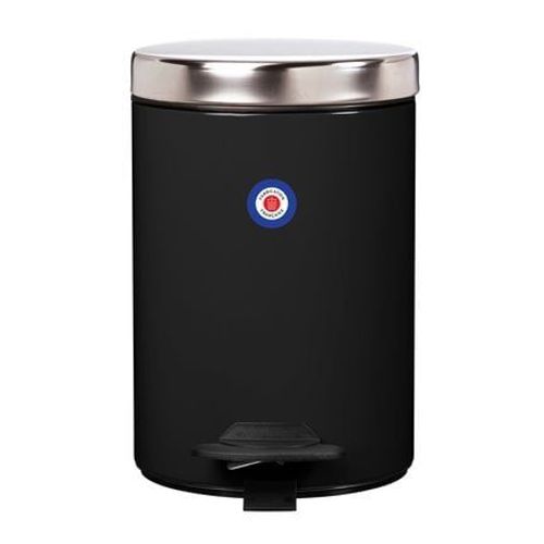 Poubelle de salle de bain à pédale 3L DUO - Taille unique