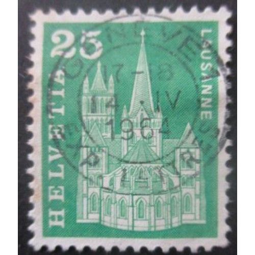 Suisse N°647 Cathédrale De Lausanne Oblitéré