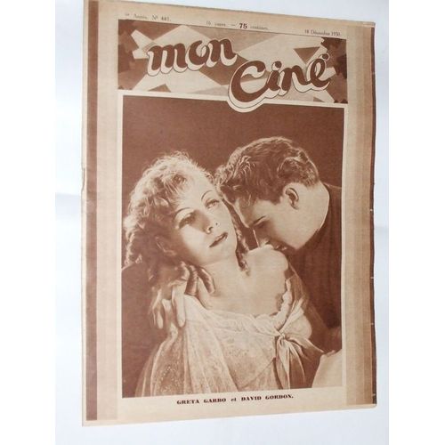 Mon Ciné  N° 461 : Greta Garbo Et David Gordon