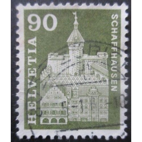 Suisse N°656a Fluo Oblitéré