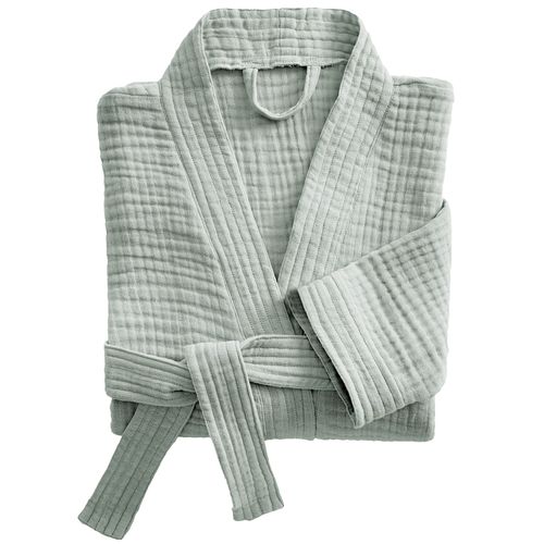 Peignoir De Bain S/M Gaze De Coton Eucalyptus