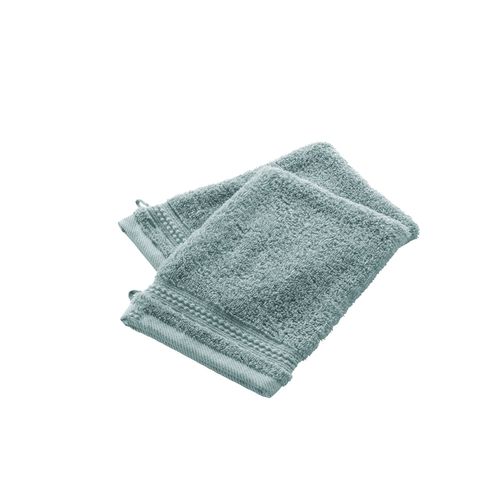 Lot De 2 Gants 15x21 Cm Coton Bleu Glacier