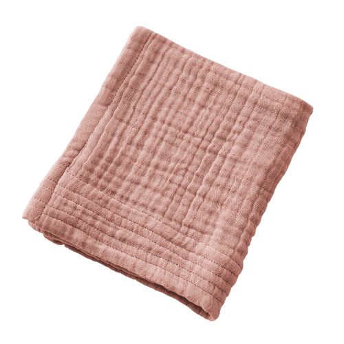 Serviette De Bain 30x50 Cm Gaze De Coton Rose