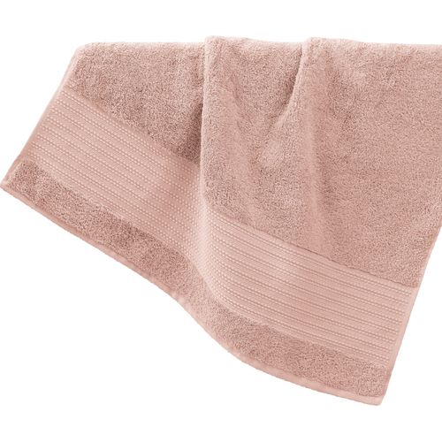 Serviette Invité 30x50 Cm Coton Rose Poudré