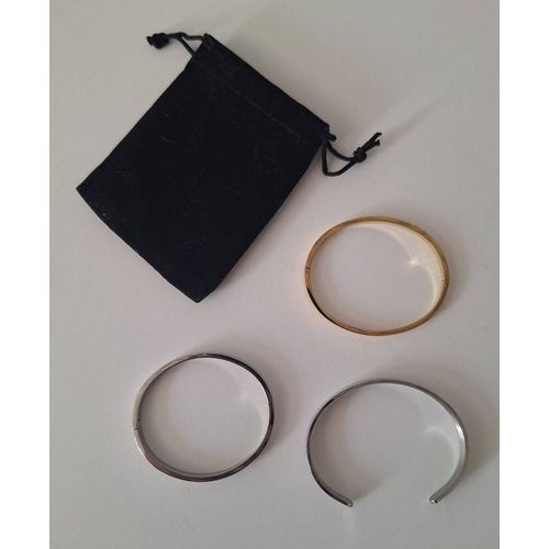 Lot De 3 Bracelets En Acier Pour Meilleure Amie