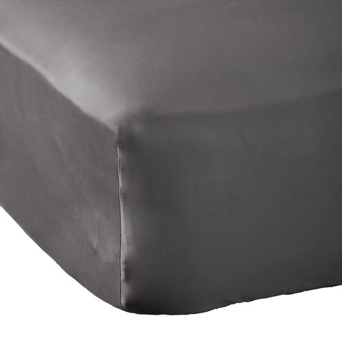 Drap Housse 180x200 Cm Bambou Granit