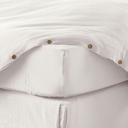 Drap Housse 200x200 Cm Gaze De Coton Chantilly