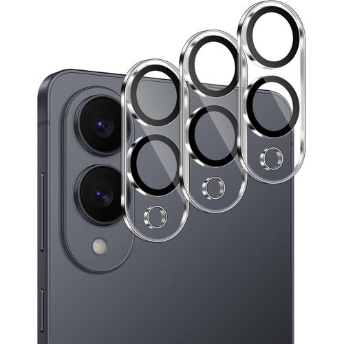 Cam¿¿Ra Arri¿¿Re Protecteur Pour Samsung Galaxy S25 Edge, 3 Pi¿¿Ces Verre Tremp¿¿ Cam¿¿Ra Protection, 9h Duret¿¿ Haute D¿¿Finition R¿¿Sistant Aux Rayures, Transparent
