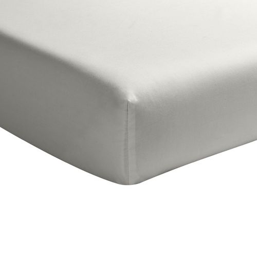 Drap Housse 180x200 Cm Percale De Coton Gris Perle