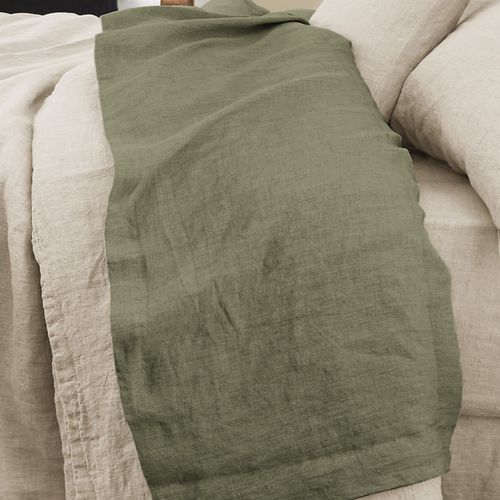 Drap Plat 270x300 Cm Lin Français Thym