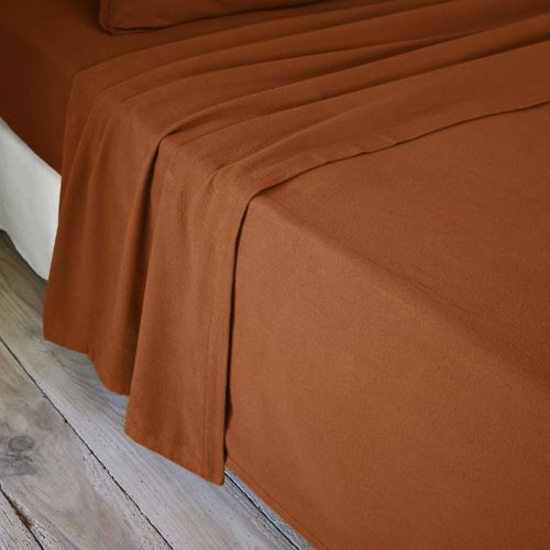 Drap Plat 240x300 Cm Flanelle De Coton Tomette