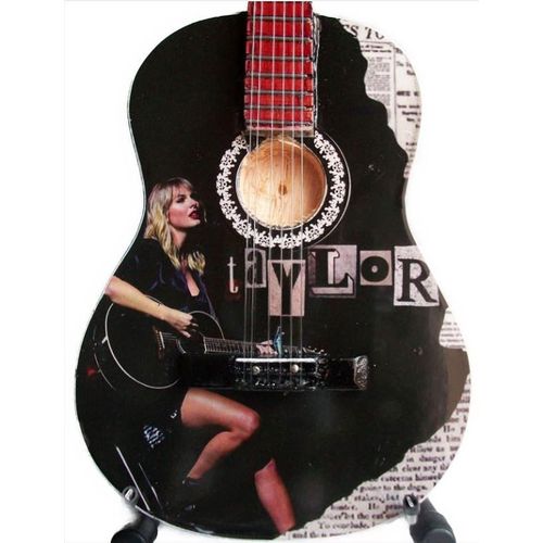 Guitare Miniature Acoustique Noire Taylor Swift