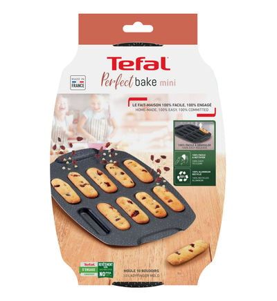 Tefal - Moule Mini boudoirs PerfectBake  - Noir