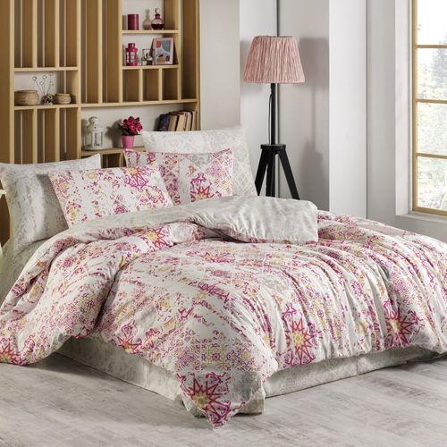 Parure De Lit 220x240 Cm Polycoton Alessi Beige