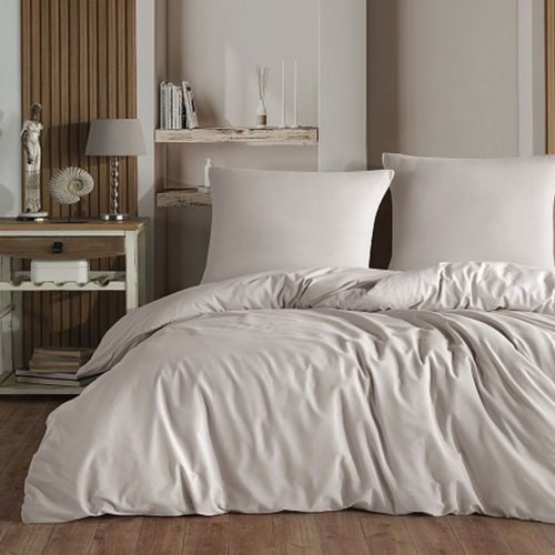 Parure De Lit 140x200 Cm Polycoton Beige