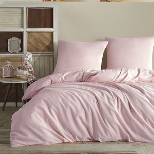 Parure De Lit 140x200 Cm Polycoton Rose