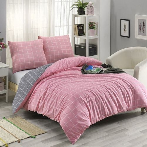 Parure De Lit 140x200 Cm Polycoton Trendy Rose