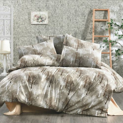 Parure De Lit 220x240 Cm Polycoton Tree Beige