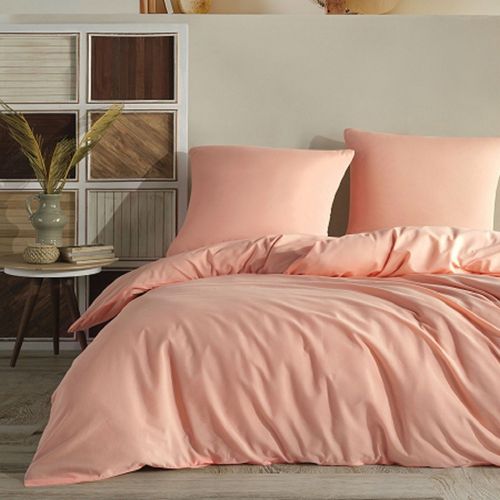Parure De Lit 240x260 Cm Polycoton Orange