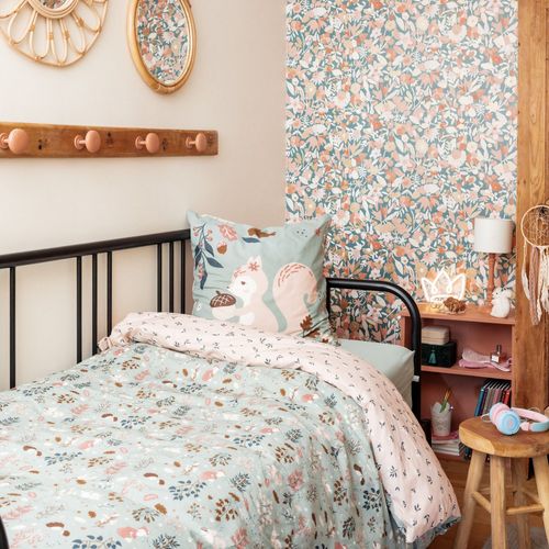 Parure De Lit Enfant 140x200 Cm Coton Tamia